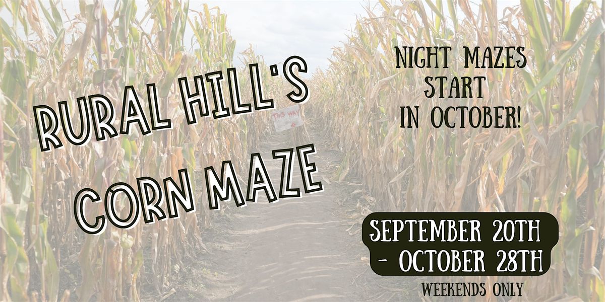 2024 Rural Hill Corn Maze