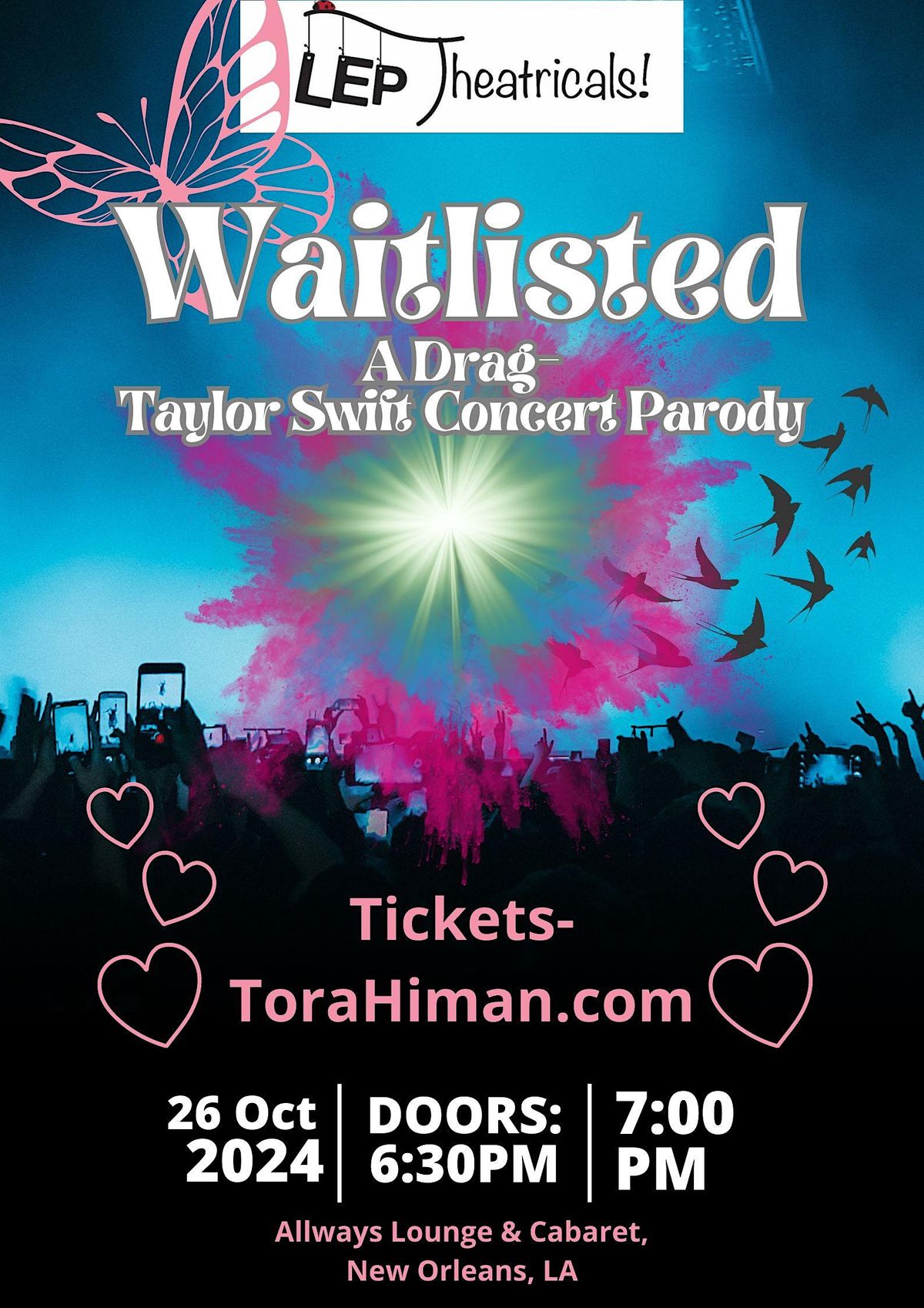 Waitlisted! A Drag, Taylor Swift Concert Parody