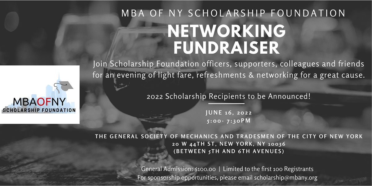 MBA of NY Scholarship Foundation - Networking Happy Hour