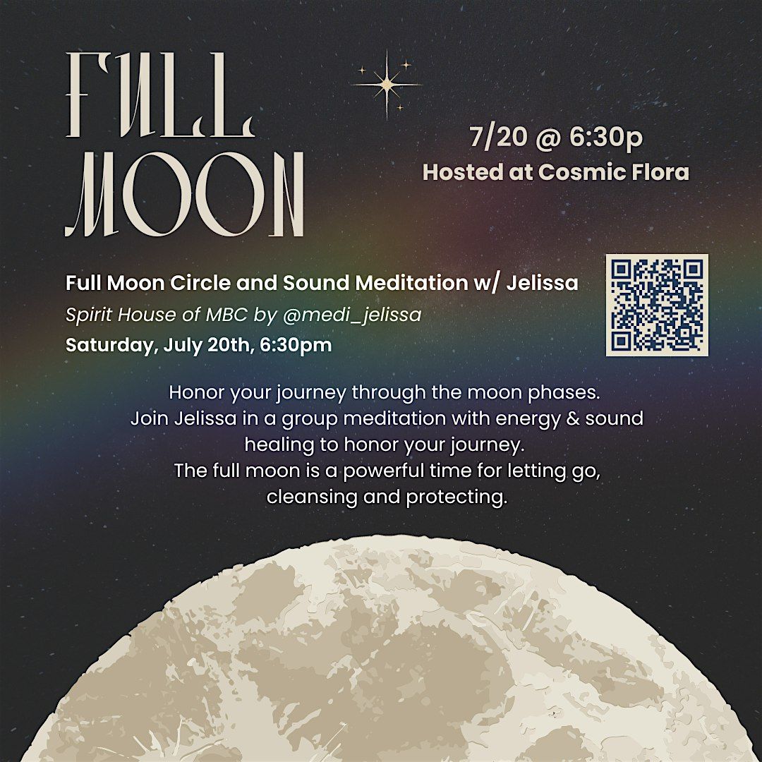 Full Moon Circle and Sound Meditation w\/ Jelissa