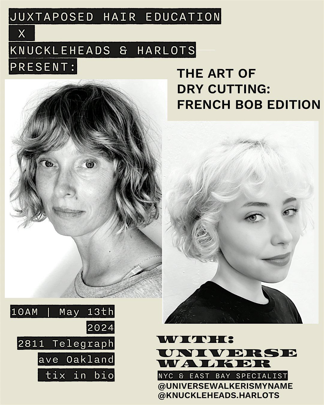 The Art of Dry Cutting:French Bob Edition