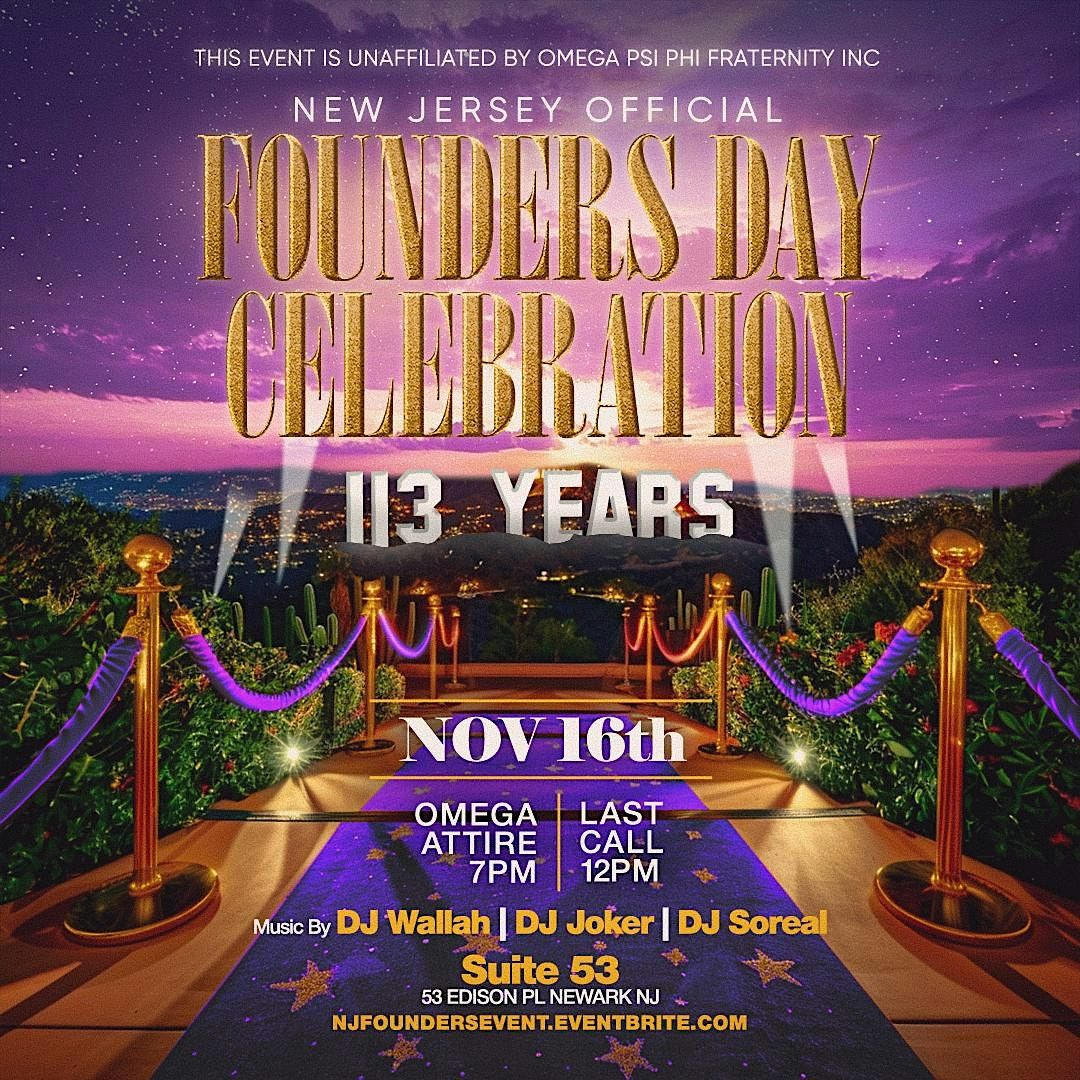 Year 113  NJ Founders Day Celebration