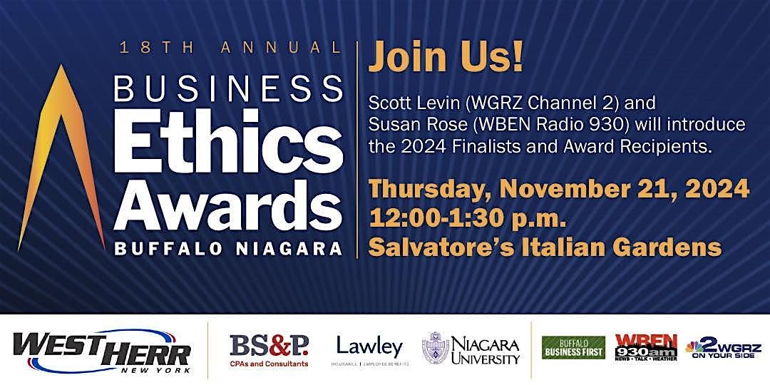 2024 Business Ethics Awards Luncheon