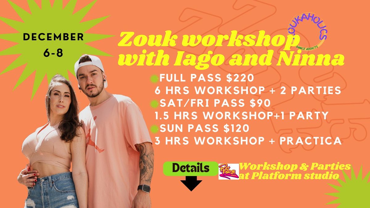 Zouk workshop with Iago & Ninna