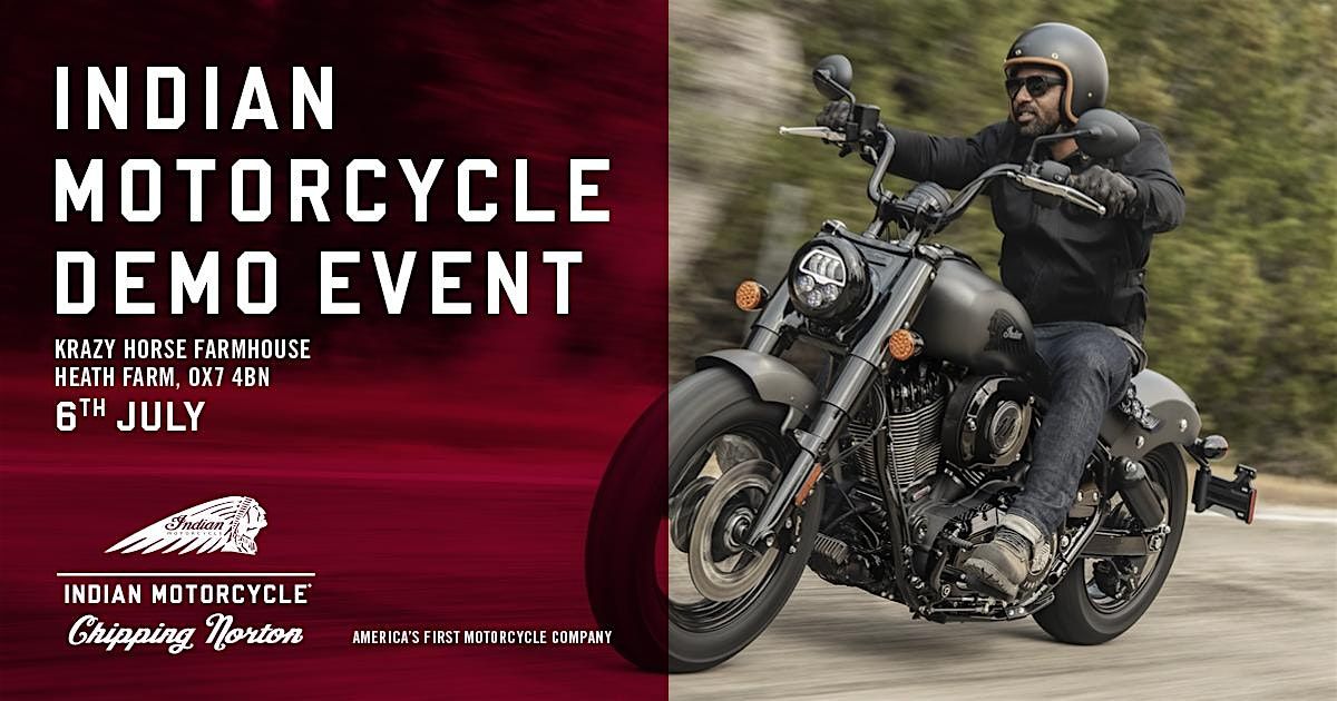 INDIAN MOTORCYCLE CHIPPING NORTON - DEMO EVENT