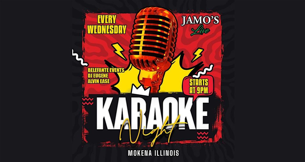 Karaoke Night Wednesdays at Jamo's Live