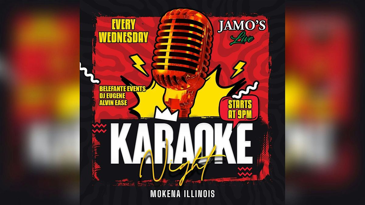 Karaoke Night Wednesdays at Jamo's Live