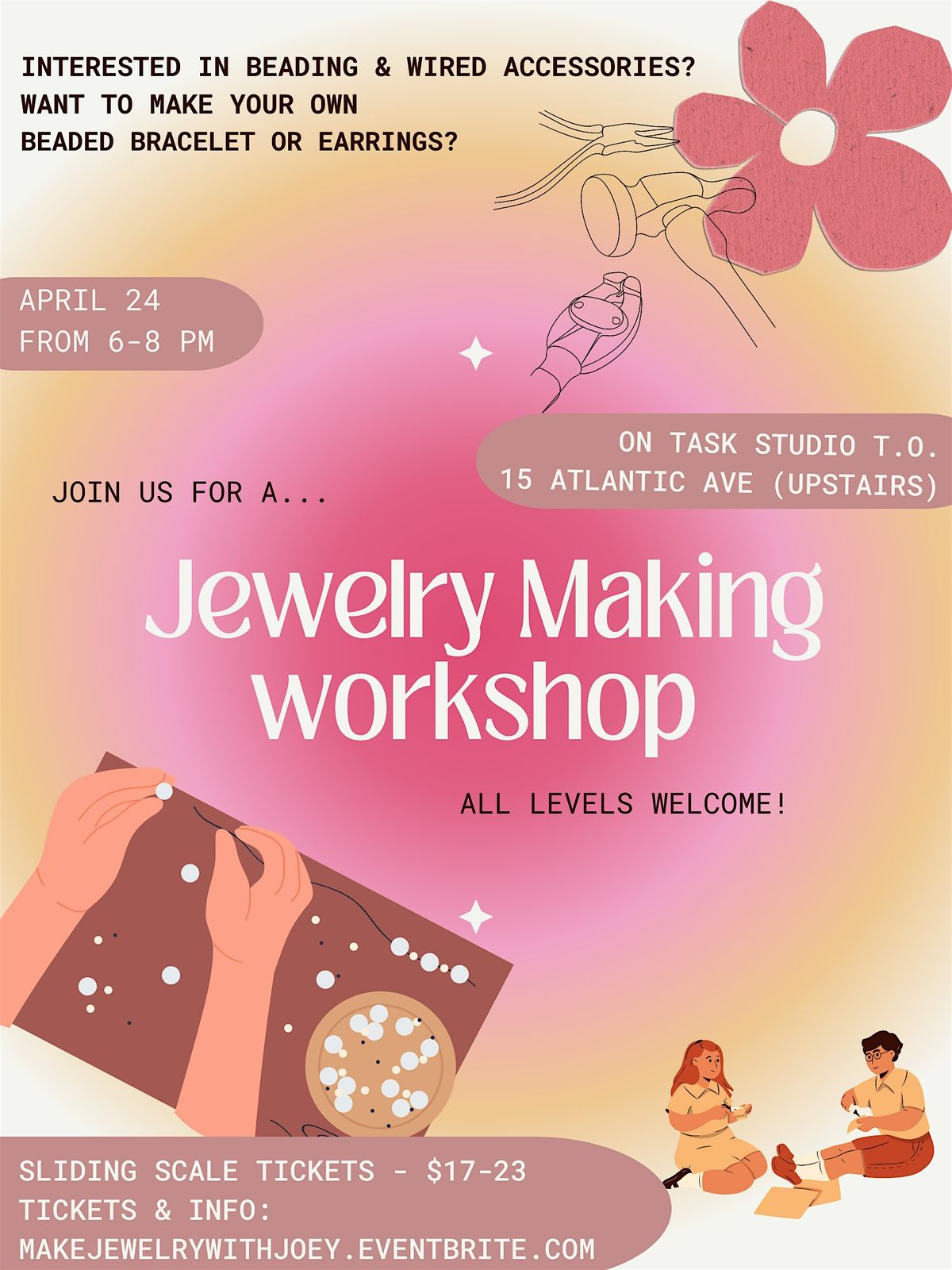 Jewelry Making Workshop led by Joey V!