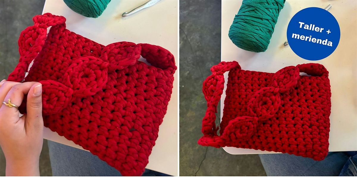 Aprende a tejer un bolso de crochet para principiantes! (English & Espa\u00f1ol)