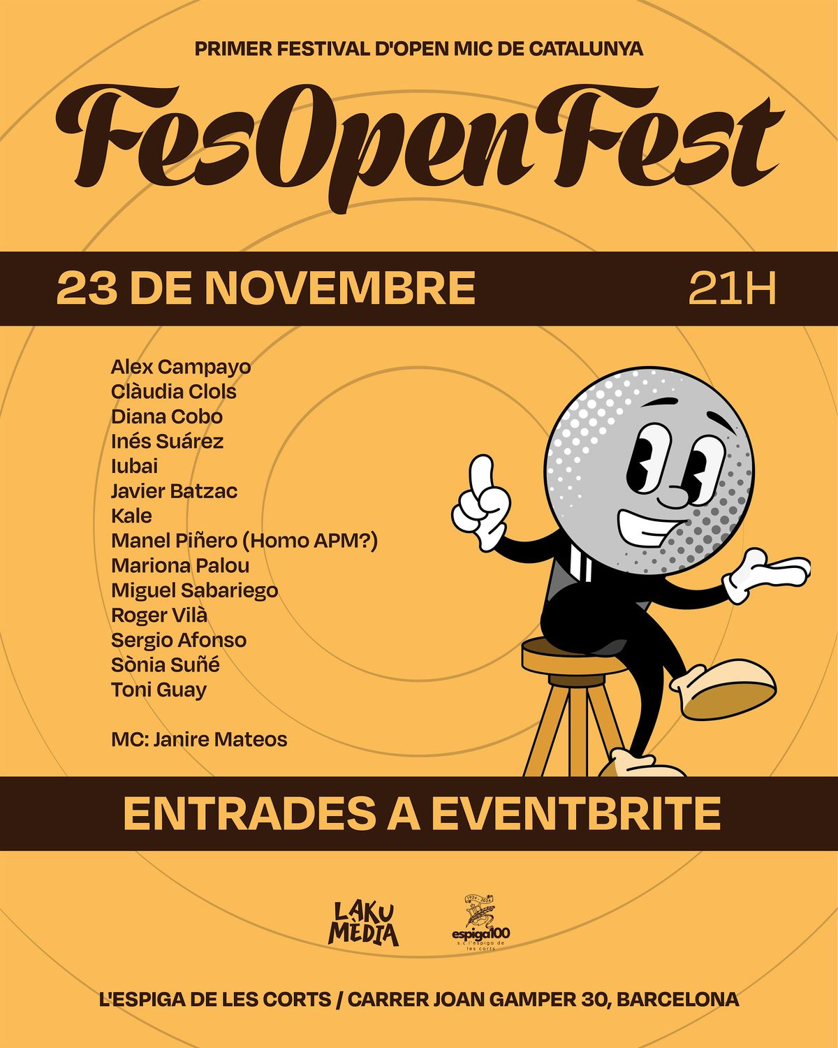 FesOpenFest - Dissabte 23 de novembre a les 21h