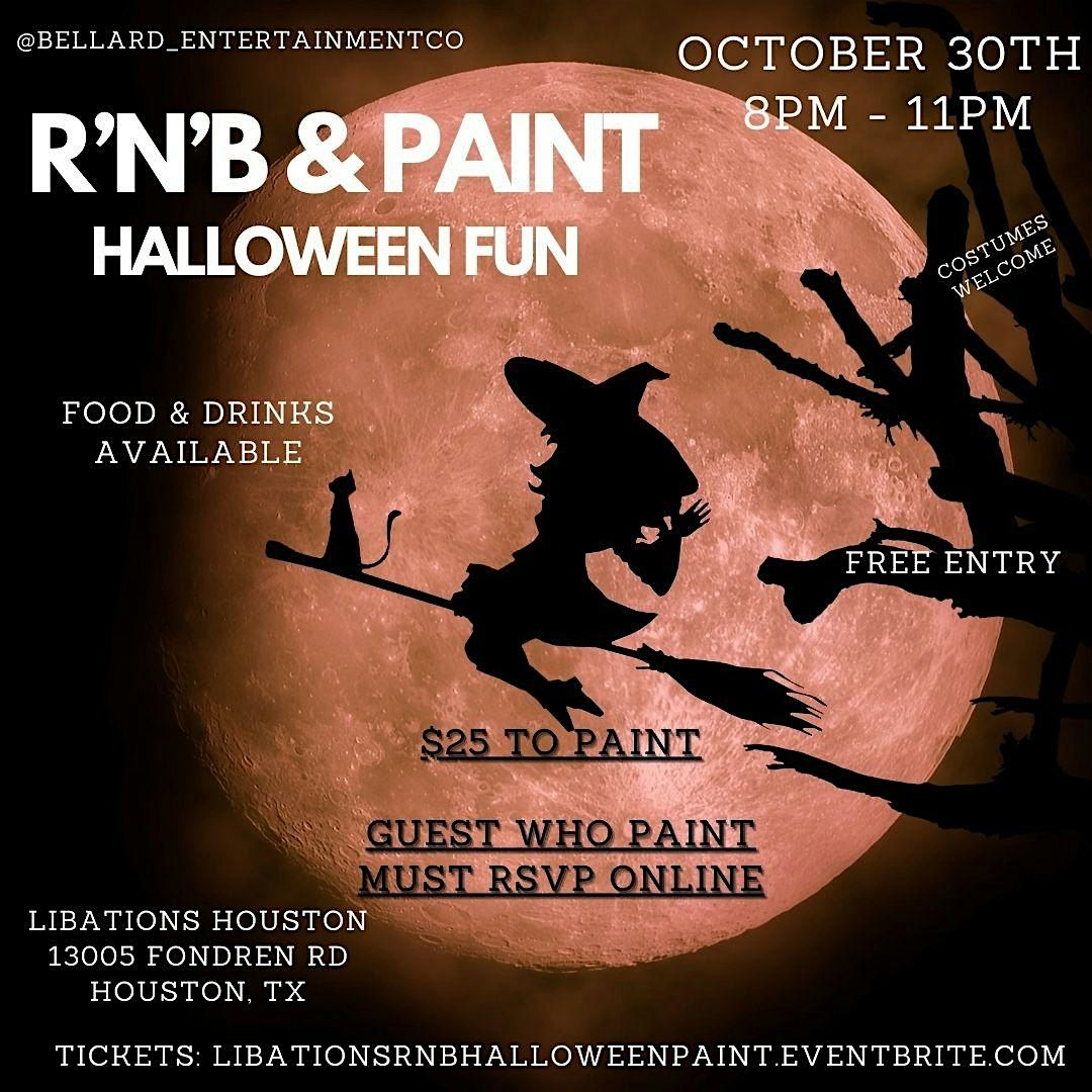 RnB & Paint Wednesdays- Halloween Fun