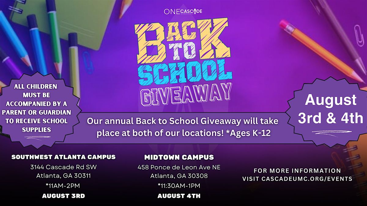 Back To School Giveaway