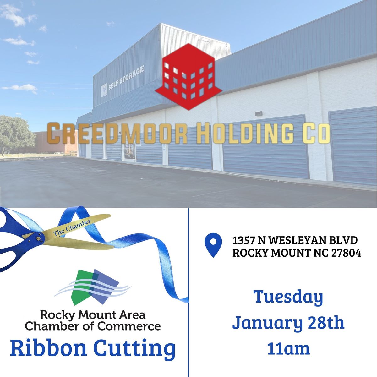 Ribbon Cutting at Carolina Secure Storage\/Creedmoor Holding Co.