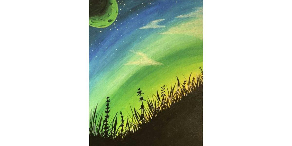 Capture the Beauty of Moonlit Grass in a Stunning Painting