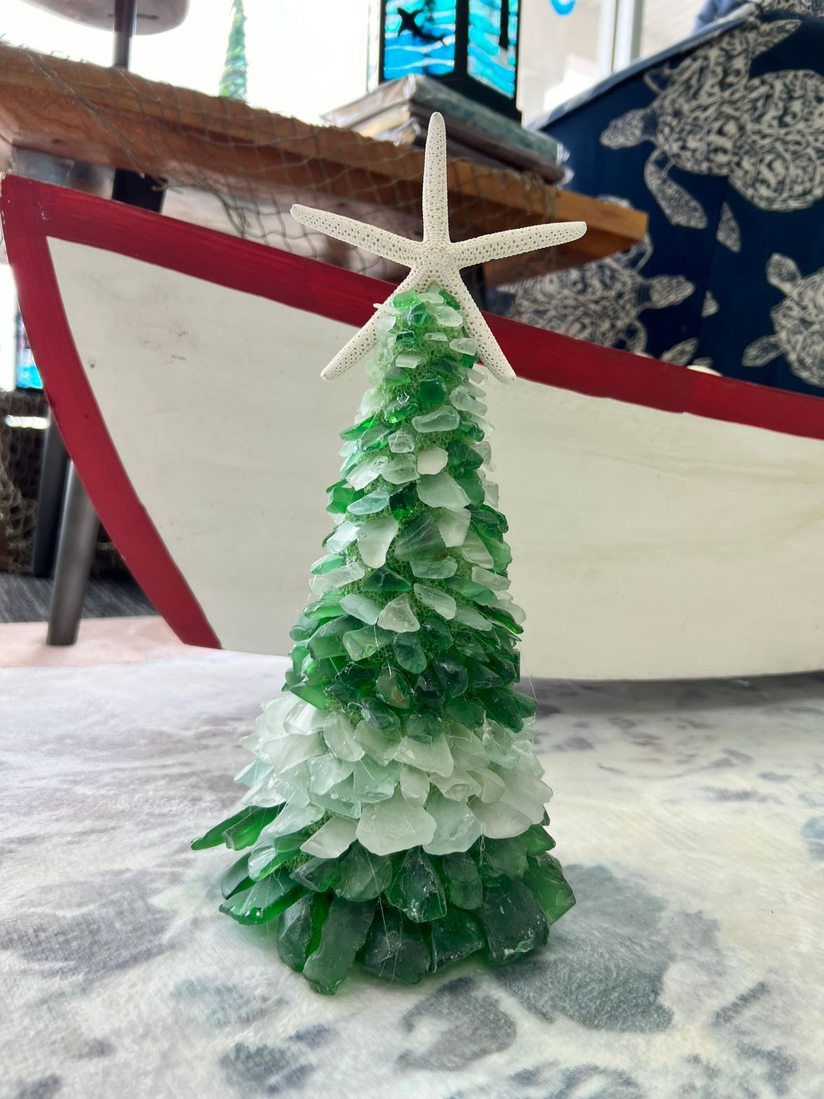 3-D Sea Glass Christmas Tree Class