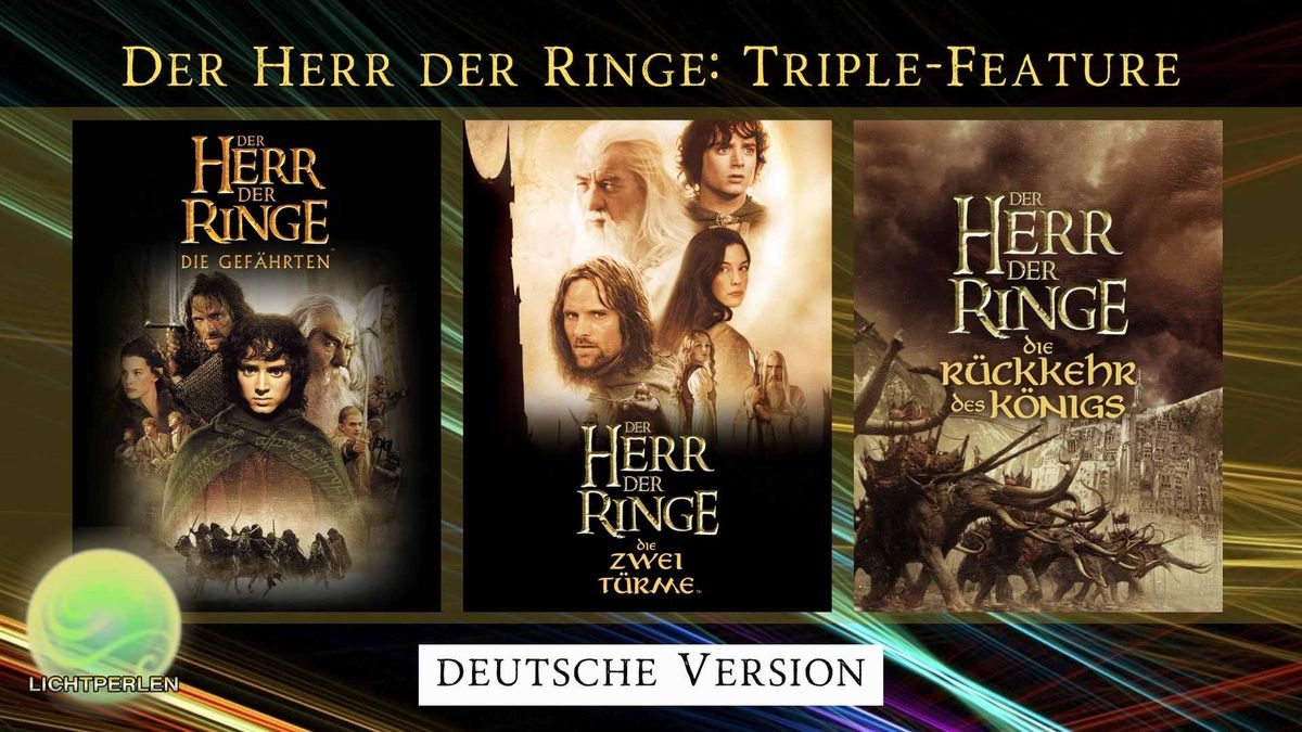 Triple-Feature: Der Herr der Ringe 1-3 - Extended Version (deutsche Version)