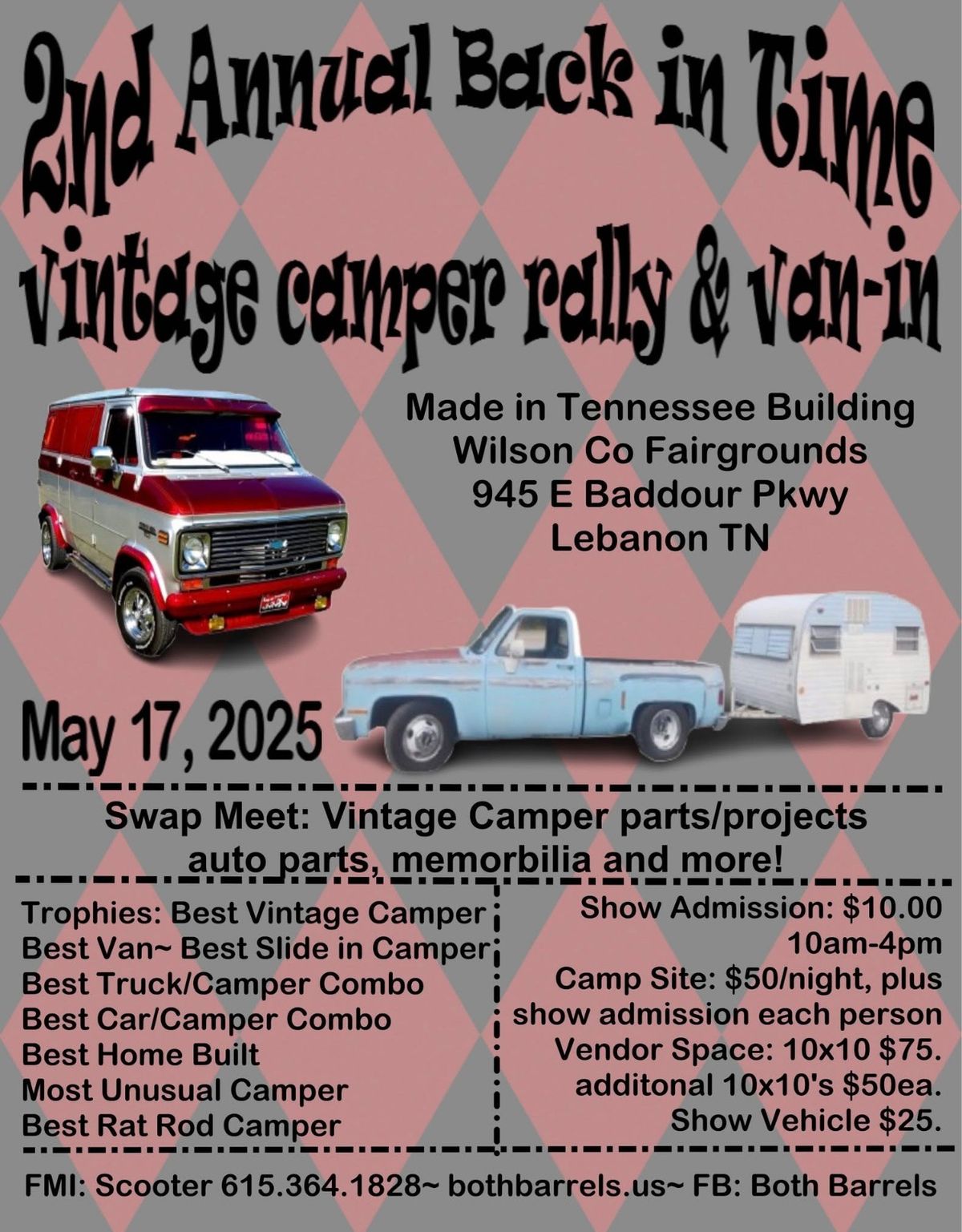 2nd Annual Vintage Camper Rally & Van In