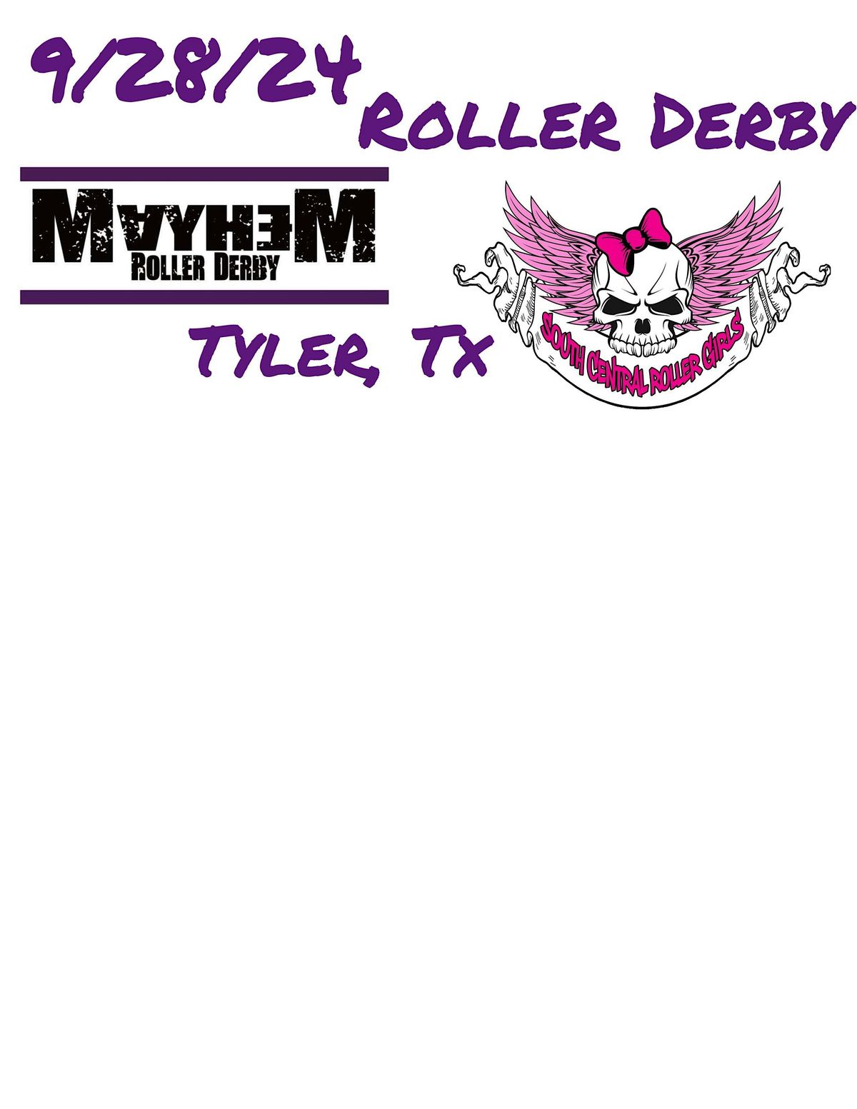 Mayhem Roller Derby vs South Central