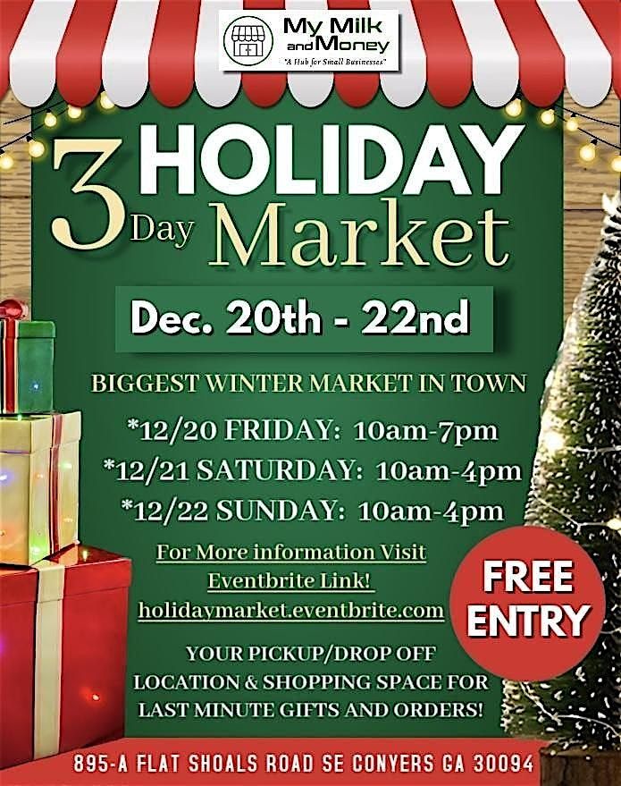 HOLIDAY 3-DAY MARKET