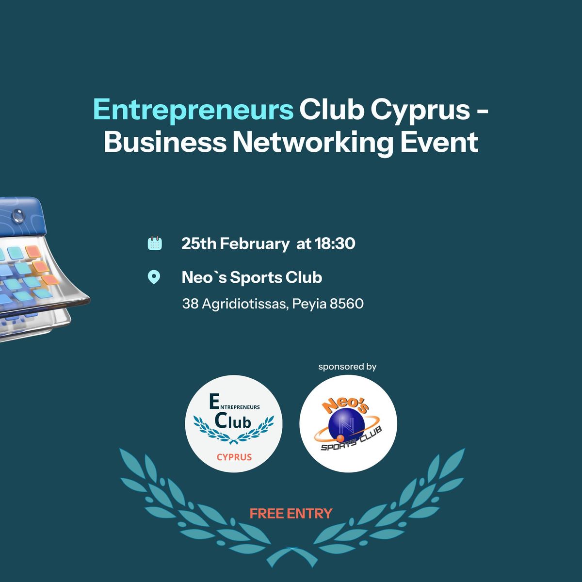 Entrepreneur's Club Business Networking Event - Coral Bay