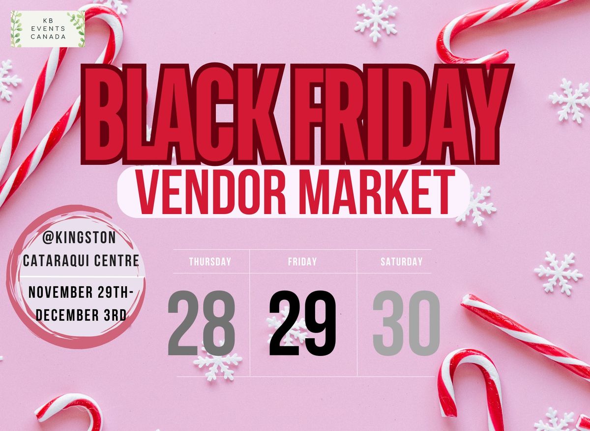 Kingston Cataraqui Centre | Pop-Up Black Friday Market