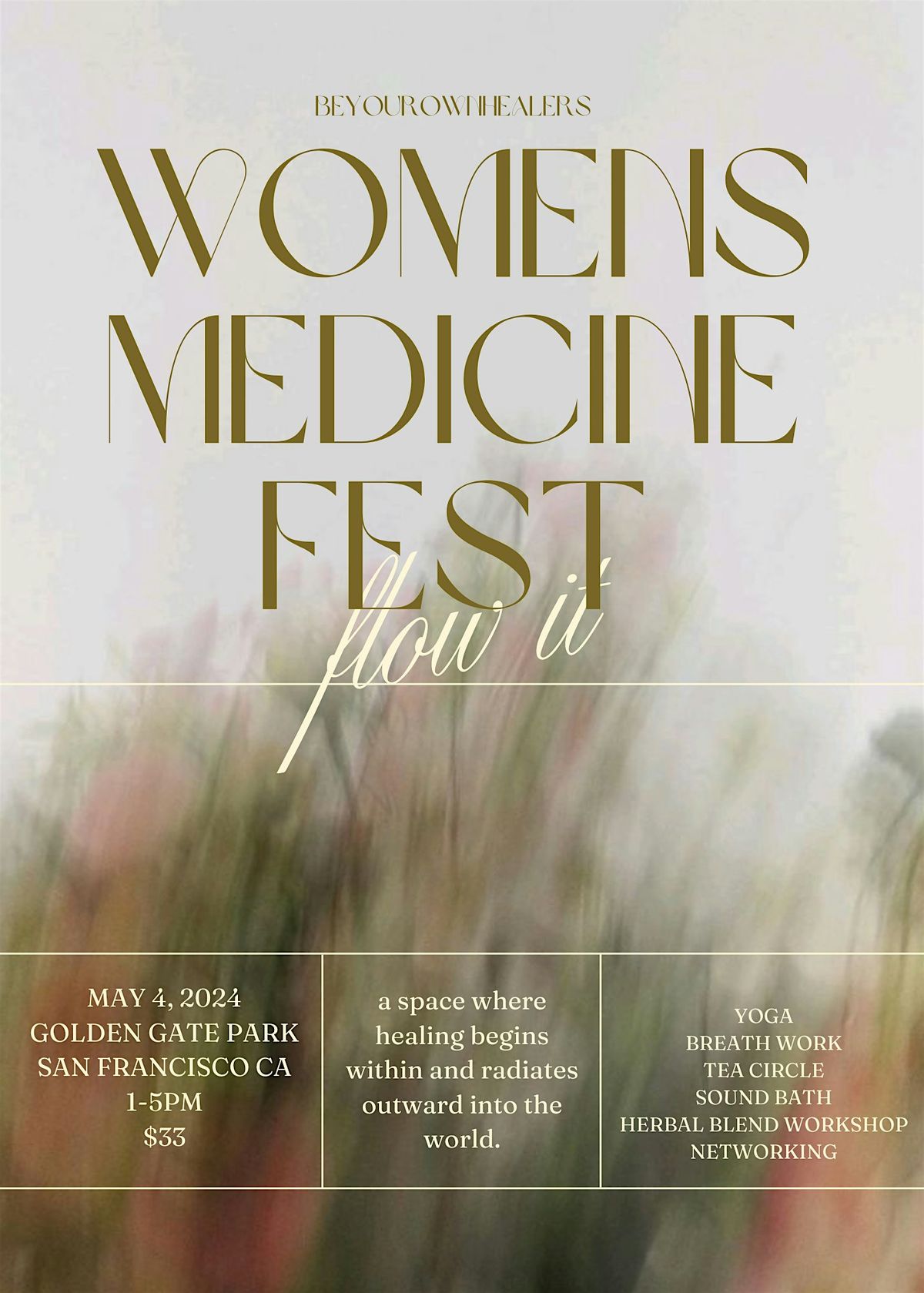 Womens Medicine Fest \/ FLOW IT