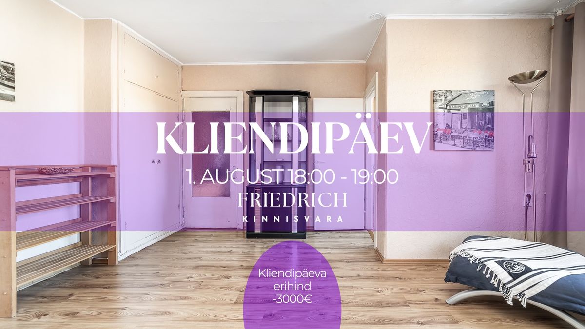 KLIENDIP\u00c4EV P\u00d5HJA-TALLINNAS 01.08