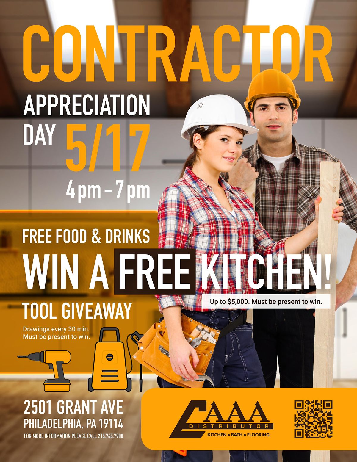 Event Contractors Contractor Appreciation Event, 2501 Grant Ave, Philadelphia, 17 May 2023