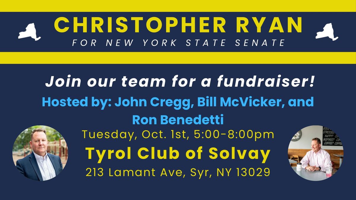 Fundraiser for Chris Ryan at the Tyrol Club of Solvay