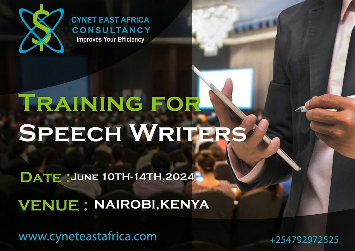 Training for Speechwriters