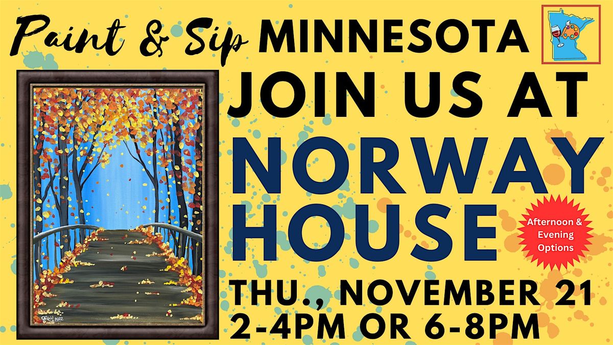 November 21 Paint & Sip at Norway House (afternoon)