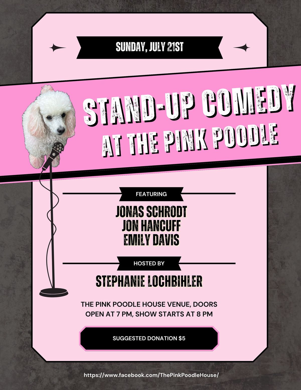 Comedy Night at The Pink Poodle