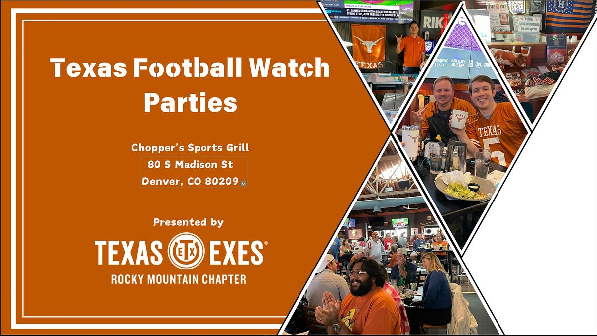 Rocky Mountain Chapter Game Watch Texas vs Florida, Chopper's Sports