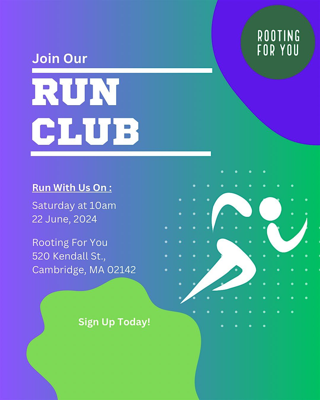 Rooting For You, Run Club