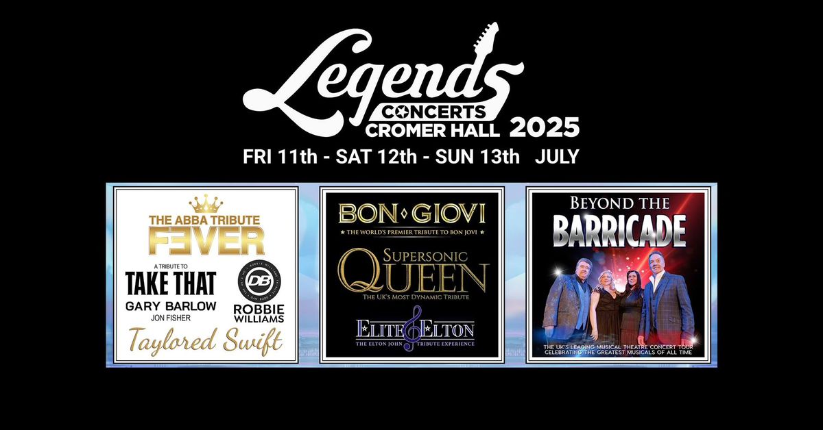 Legends Concerts 2025 at Cromer Hall