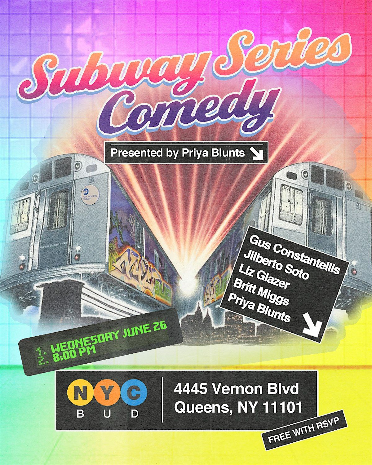 Subway Series: 4\/20 Pride Comedy Show