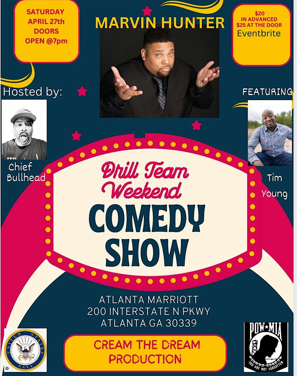 DRILL TEAM COMEDY SHOW STARRING MARVIN HUNTER