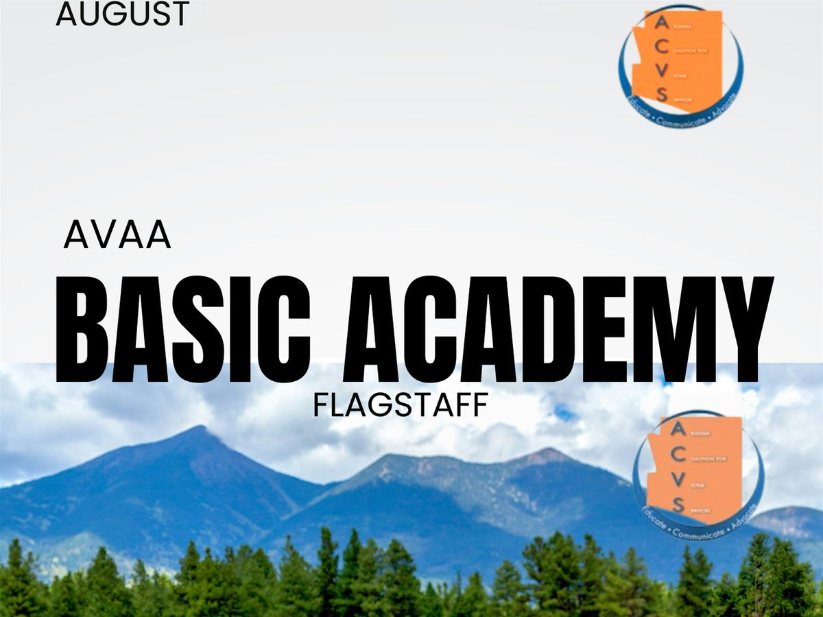 2024 BASIC VICTIM ASSISTANCE ACADEMY - Flagstaff -