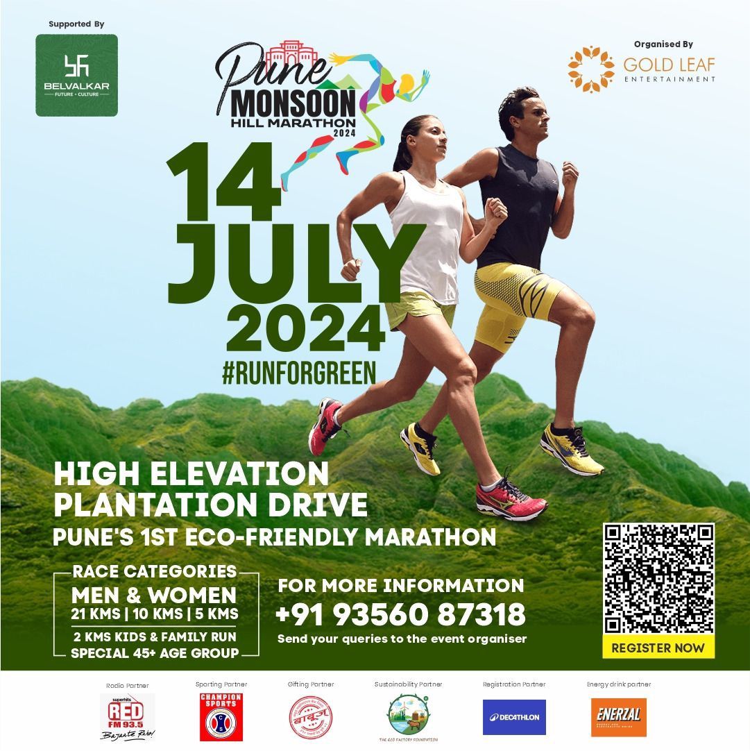 Pune Monsoon Hill Marathon 2024