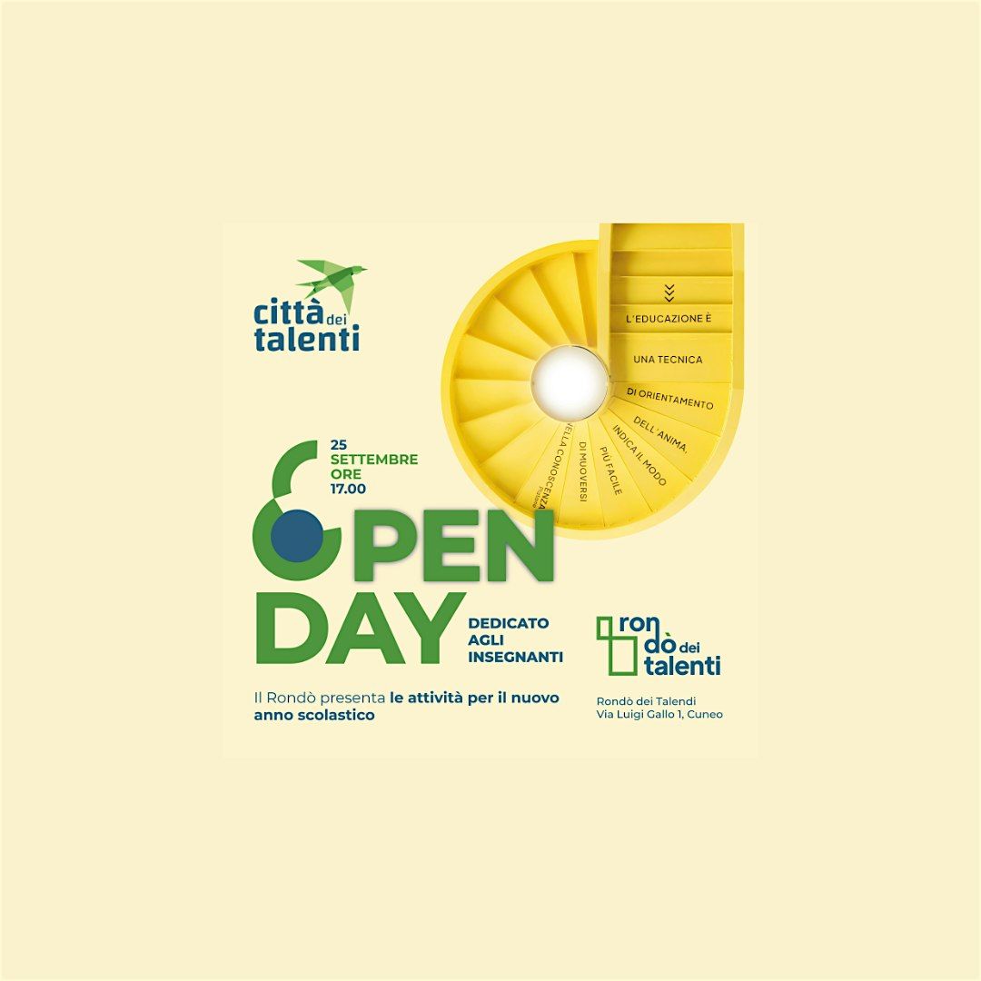 Open Day  Citt\u00e0 dei Talenti