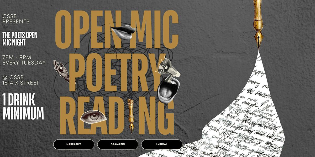 The Poets Open Mic Night