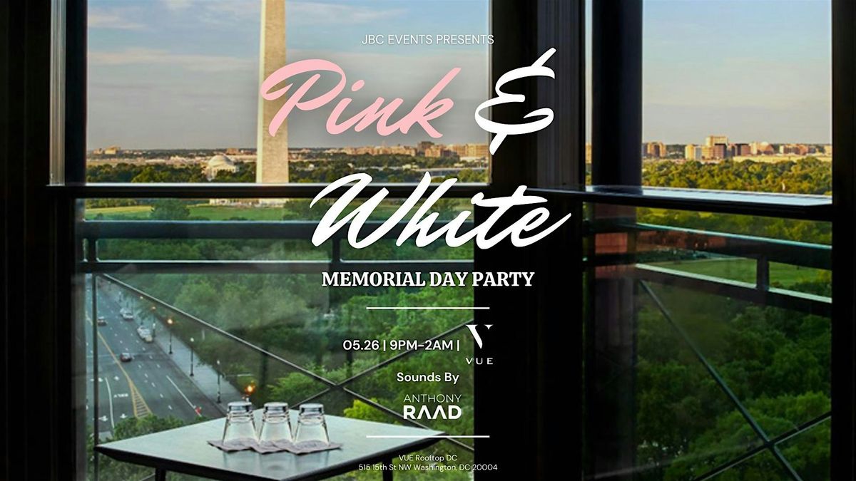 Pink and White Memorial Day Party