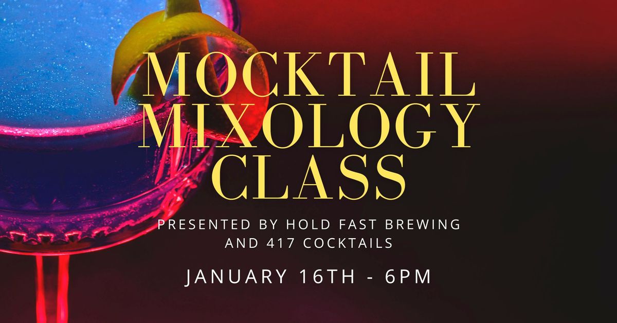 Mocktail Mixology Class at Hold Fast Brewing