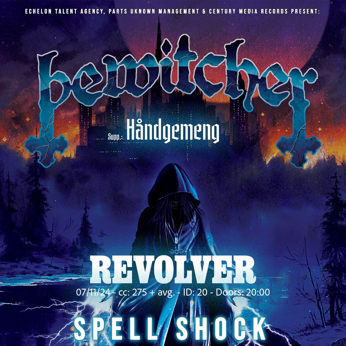 BEWITCHER (US) \/\/ Supp.: H\u00c5NDGEMENG \/\/ REVOLVER