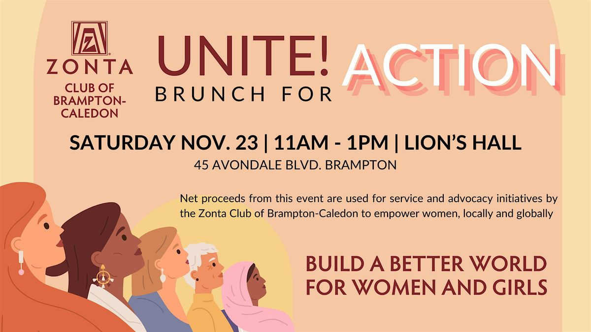 UNITE! Brunch for Action & Build a Better World for Women and Girls