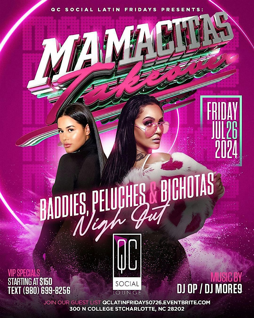 Mamacitas Takeover - Latin Fridays at QC Social Lounge