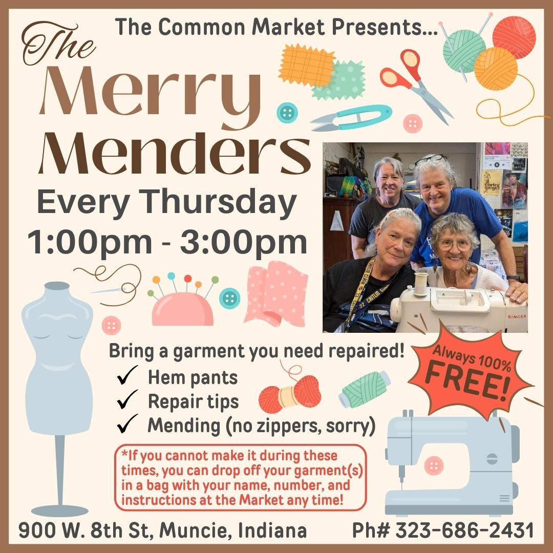 Free Mending w\/ The Merry Menders!