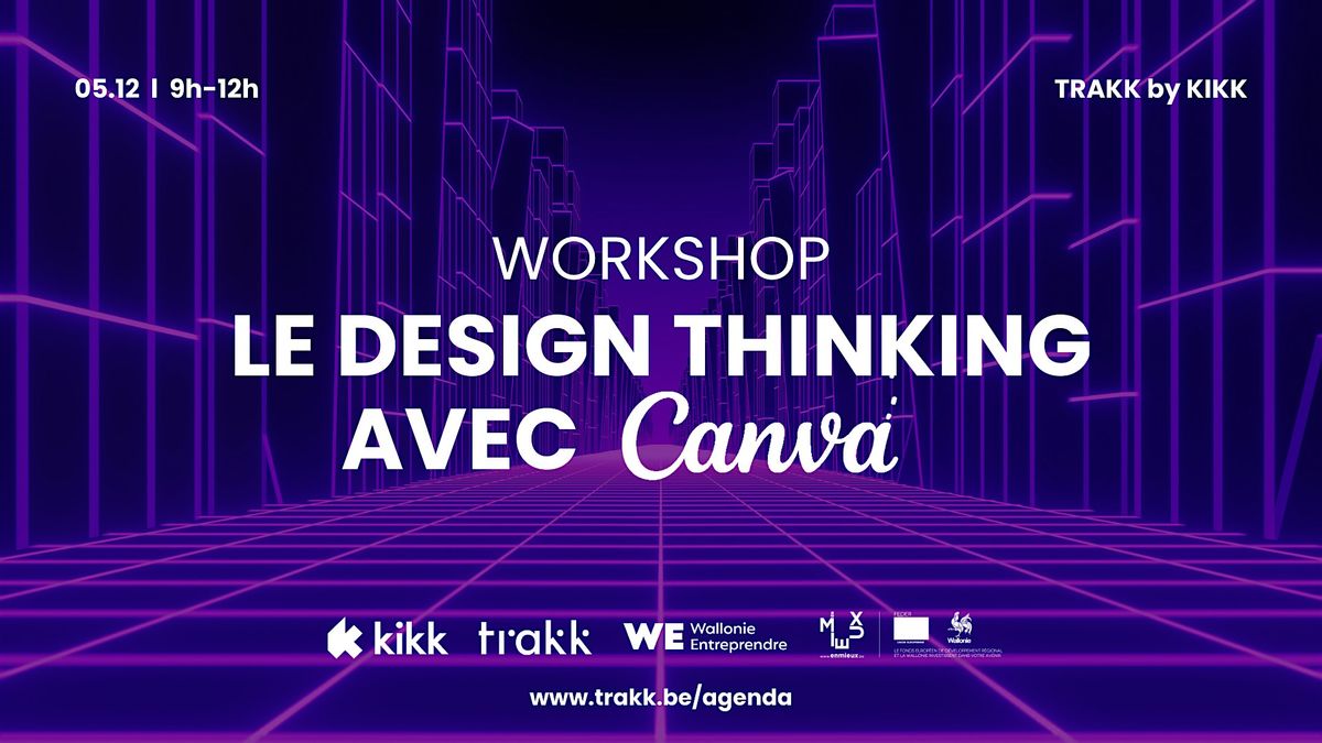 WORKSHOP - Ma\u00eetrise le Design Thinking avec Canva !