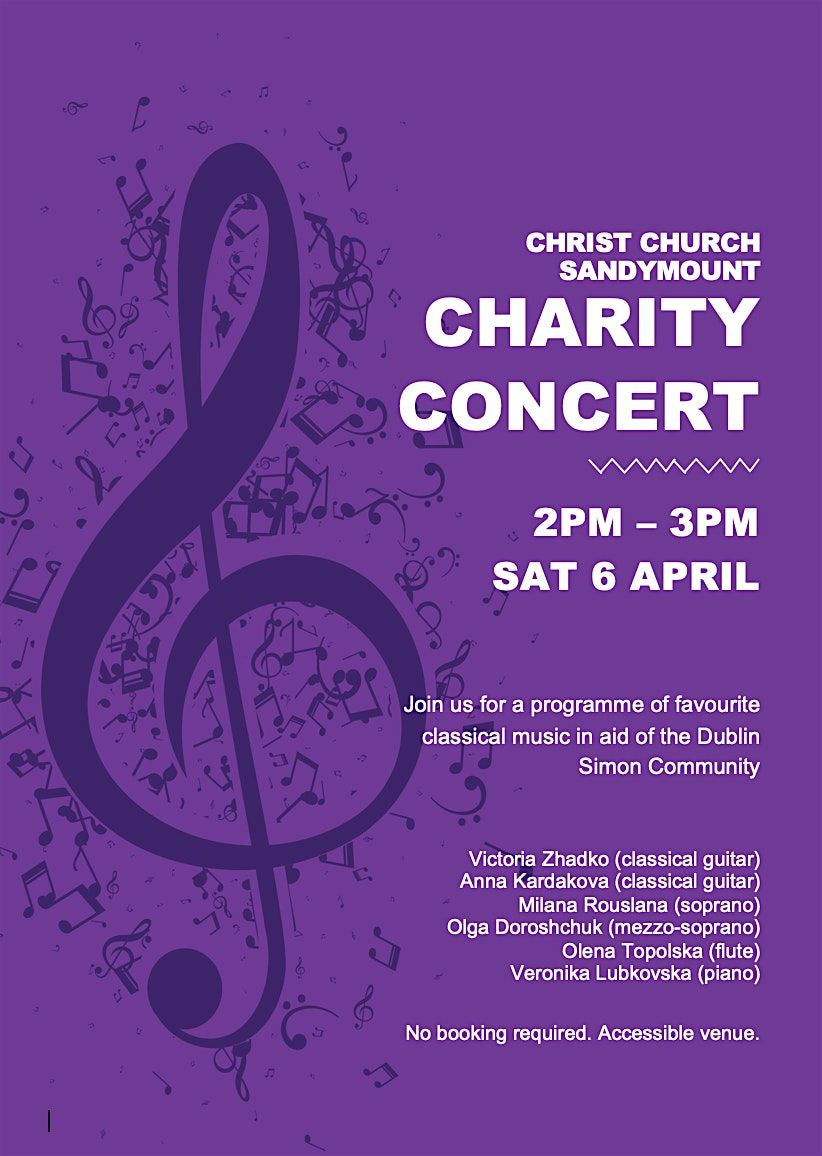 Charity Concert in aid of Dublin Simon Community