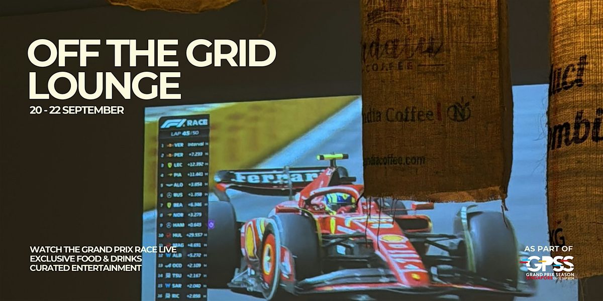 F1 Singapore Grand Prix 2024 live: Off The Grid Lounge